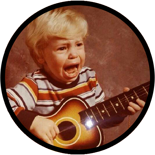 child with guitar